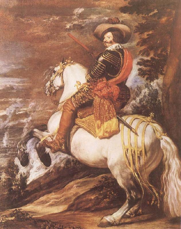 Diego Velazquez Gaspar de Guzman,Count-Duke of Olivares,on Horseback